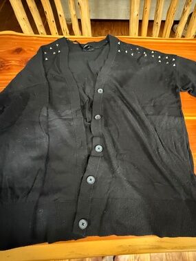 Torrid studded button cardigan long sleeve sweater